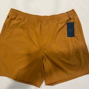 VRST All-In Lined Short Men's XXL 7" Palomino Gold Quick Dry Athletic